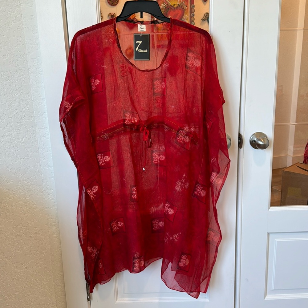 Boho Chic transparent top is so gorgeous and flowy! Perfect for spring & summer!